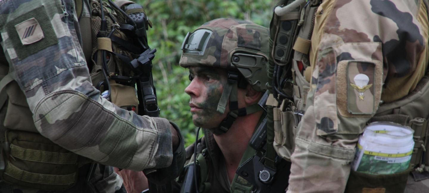 Régiments de l'armée de Terre - 1er régiment de chasseurs parachutistes