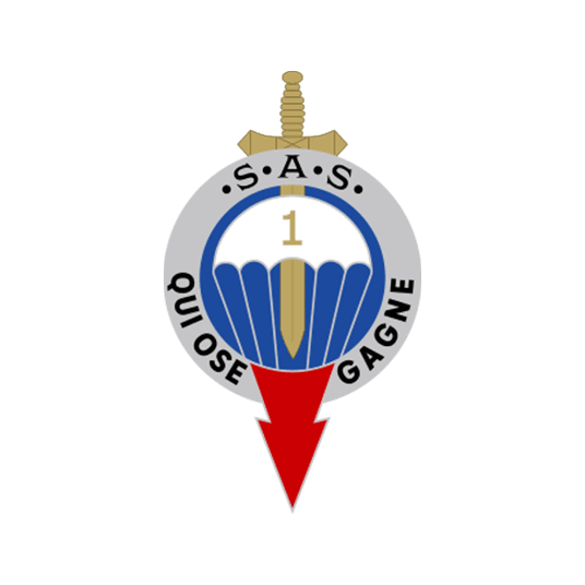 Blason régiments de l'armée de Terre - 1er régiment de parachutistes d'infanterie de marine