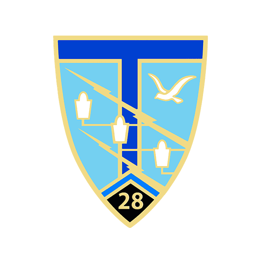Blason régiments de l'armée de Terre - 28e régiment de Transmissions