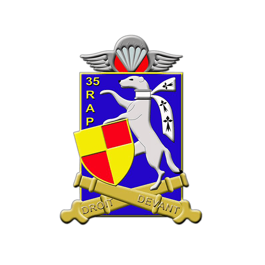Blason régiments de l'armée de Terre - 35e régiment d’artillerie parachutiste
