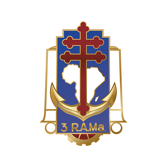 Blason régiments de l'armée de Terre - 3e régiment d'artillerie de marine