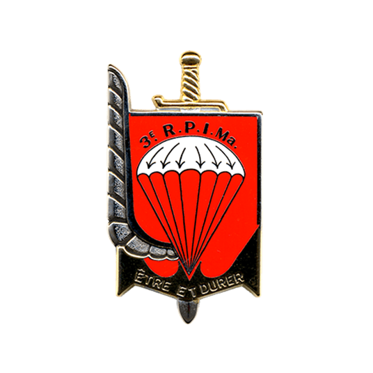 Blason régiments de l'armée de Terre - 3e régiment de parachutistes d'infanterie de marine