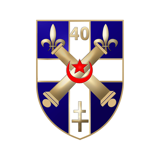 Blason régiments de l'armée de Terre - 40e régiment d'artillerie