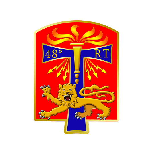 Blason régiments de l'armée de Terre - 48e régiment de transmissions