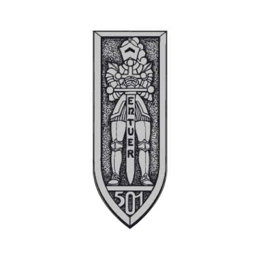 Blason régiments de l'armée de Terre - 501e régiment de chars de combat