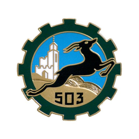 Blason régiments de l'armée de Terre - 503e régiment du train