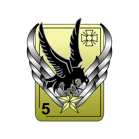 Blason régiments de l'armée de Terre - 5e régiment d'hélicoptères de combat