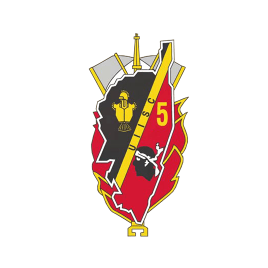 Blason régiments de l'armée de Terre - 5e unité d'instruction et d'intervention de la sécurité civile