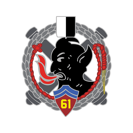Blason régiments de l'armée de Terre - 61e régiment d’artillerie