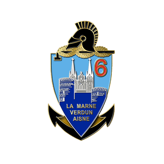 Blason régiments de l'armée de Terre - 6e régiment du génie