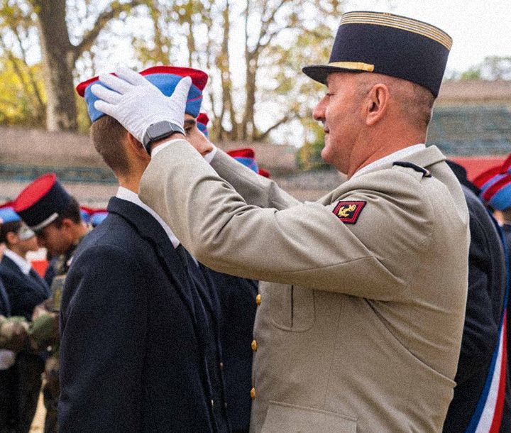 Cadets de la Défense : remise de fanion
