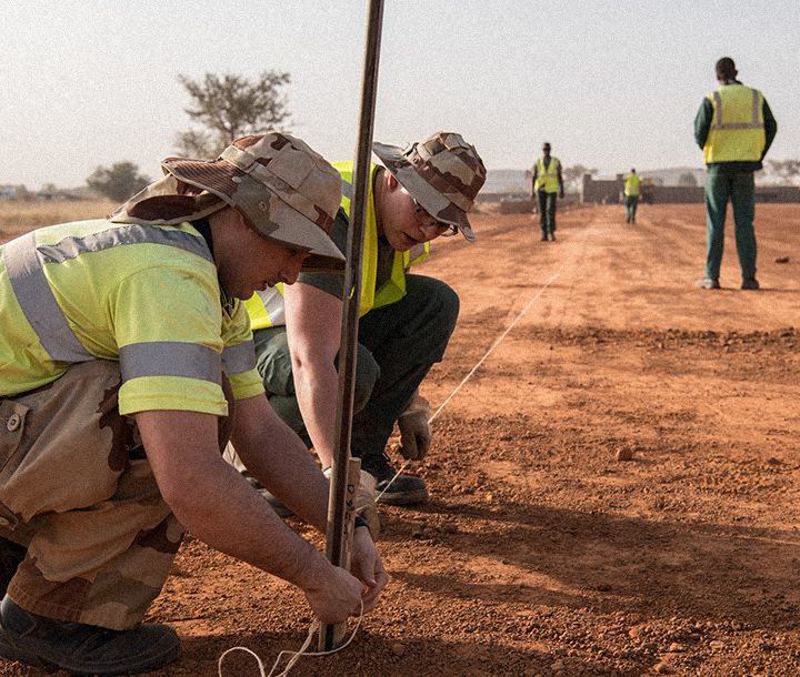 Spécialité armée de Terre : Chef de chantier BTP domaine Génie de combat, BTP et NRBC  