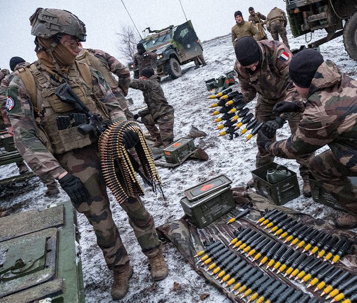Spécialité armée de Terre : Chef de groupe magasinier munitions domaine Maintenance