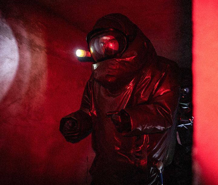 Spécialité armée de Terre : Combattant en milieu contaminé (nucléaire, radiologique, biologique et chimique) domaine Génie de combat, BTP et NRBC  