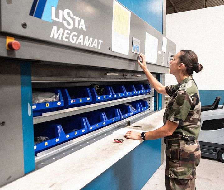 Spécialité armée de Terre : MAGASINIER MAINTENANCE domaine Maintenance