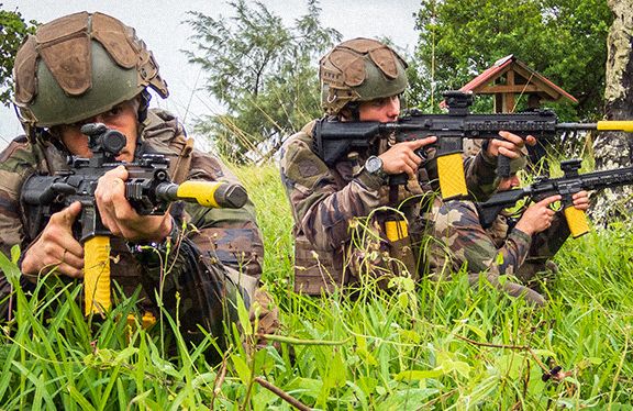 Régiments de l'armée de Terre - Gabon