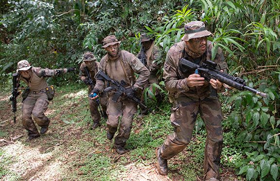 Régiments de l'armée de Terre - Guyane