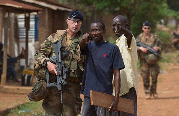 Régiments de l'armée de Terre - République Centrafricaine