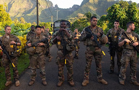 Régiments de l'armée de Terre - Tahiti