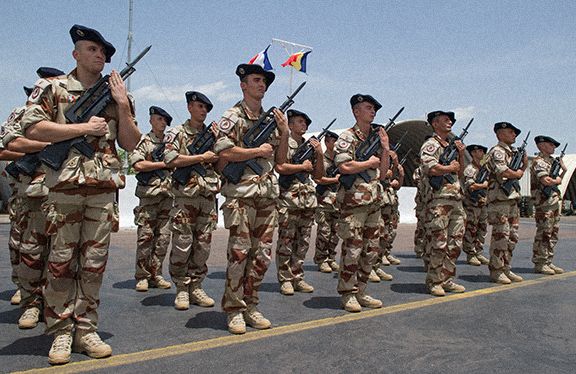 Régiments de l'armée de Terre - Tchad