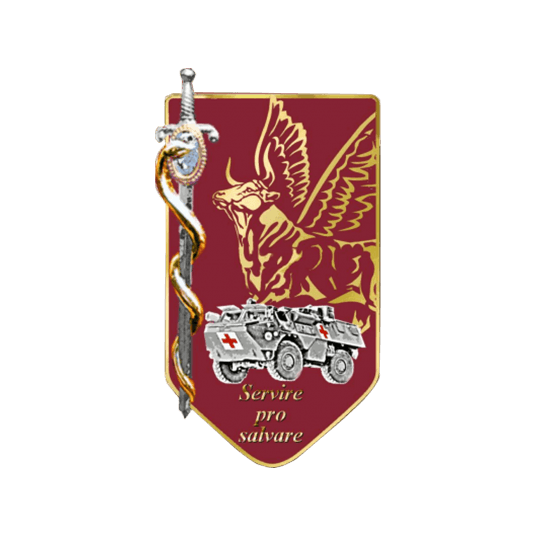 Blason régiments de l'armée de Terre - RÉGIMENT MÉDICAL