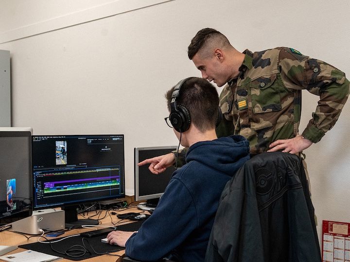 Les stages d'application de l'armée de Terre